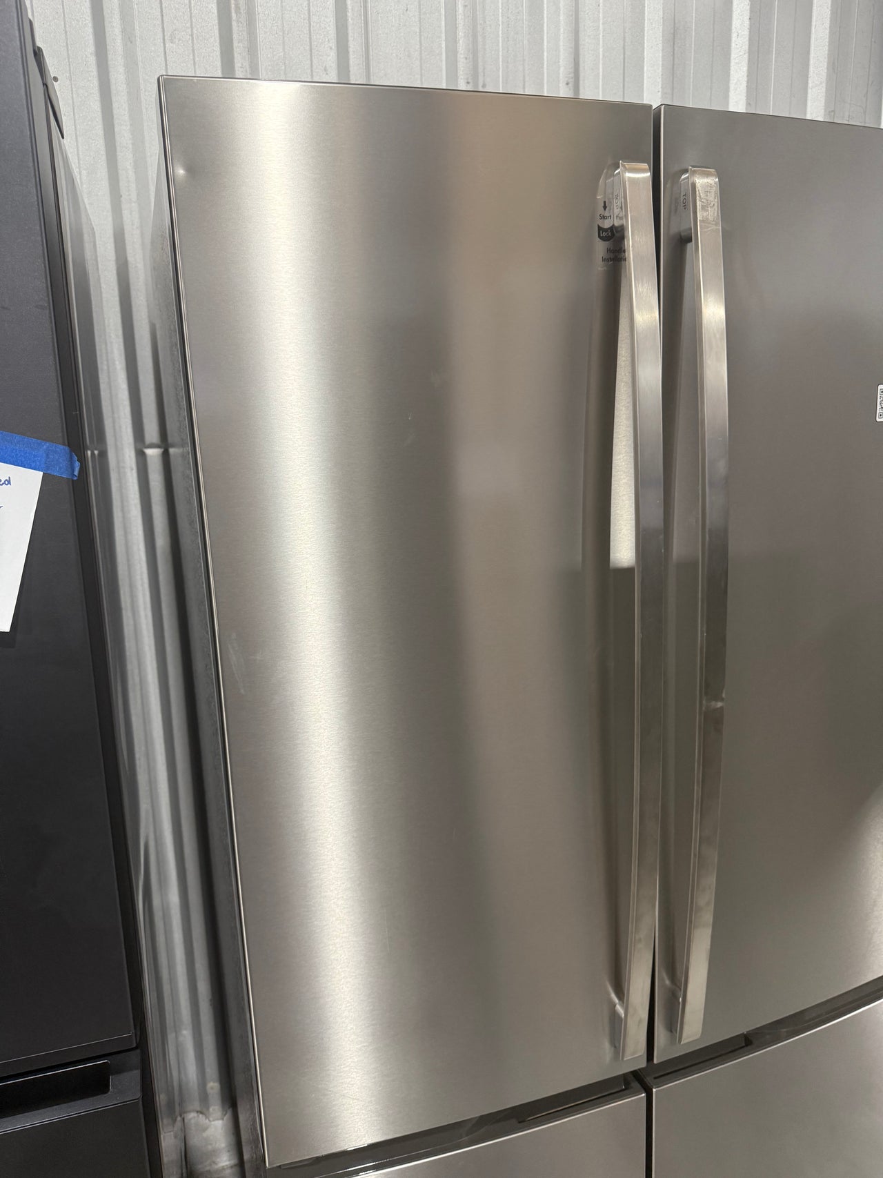 Transportation damaged Westinghouse 541L French Door Refrigerator WQE6000SB - Second Hand Appliances Geebung