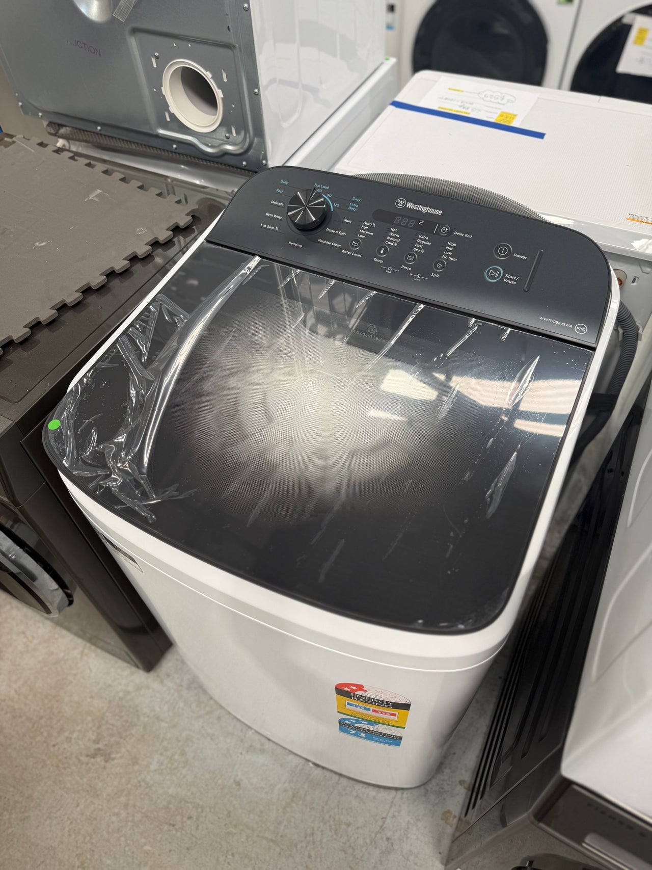 Buy Transportation damaged Westinghouse 6kg Top Load Washing Machine – White (WWT6084J5WA) |  | [product_variant] | Second Hand Appliances Geebung Brisbane