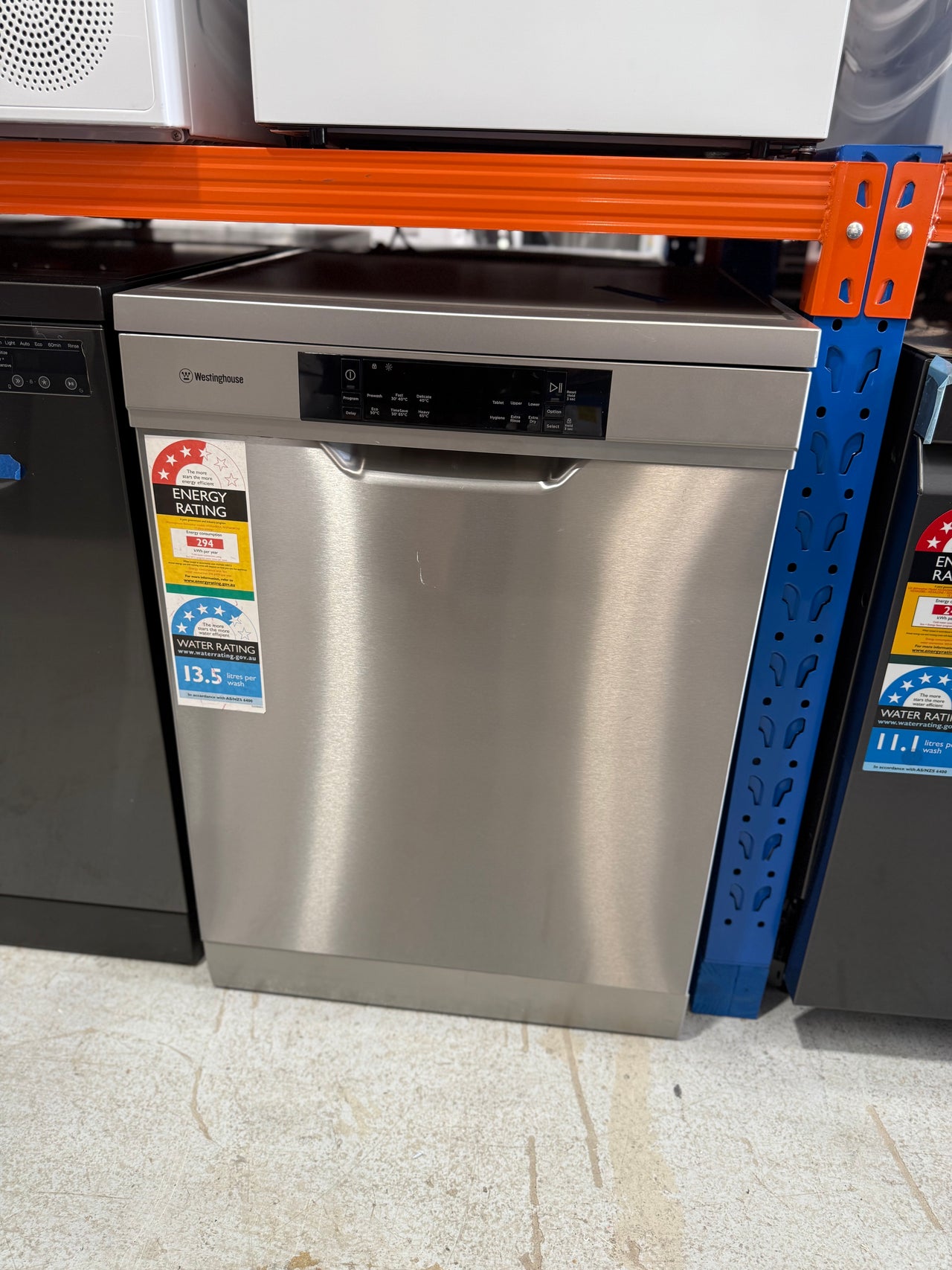 Transportation damaged Westinghouse Freestanding Dishwasher WSF6606XA - Second Hand Appliances Geebung