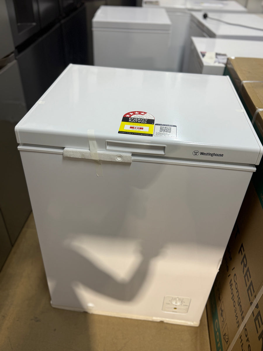 Transportation damaged Westinghouse WCM1400WE Chest Freezer – 145L Capacity - Second Hand Appliances Geebung