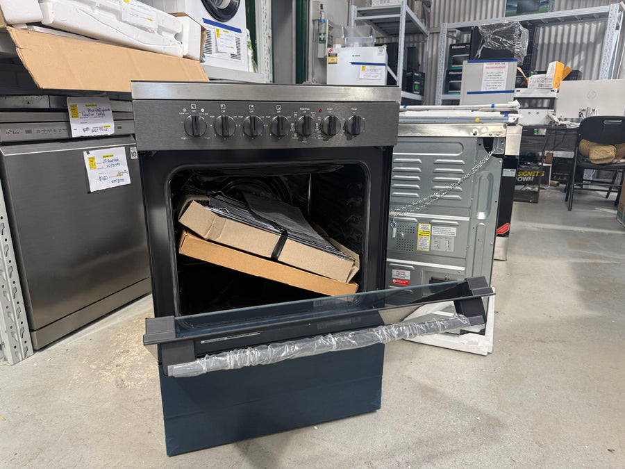 Westinghouse 60cm Electric Freestanding Oven - Dark Stainless Steel WFE646DSCB - Second Hand Appliances Geebung