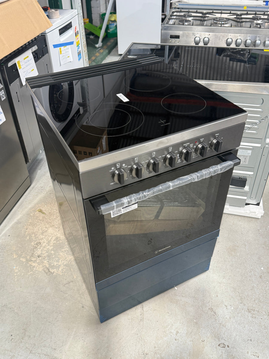 Westinghouse 60cm Electric Freestanding Oven - Dark Stainless Steel WFE646DSCB - Second Hand Appliances Geebung