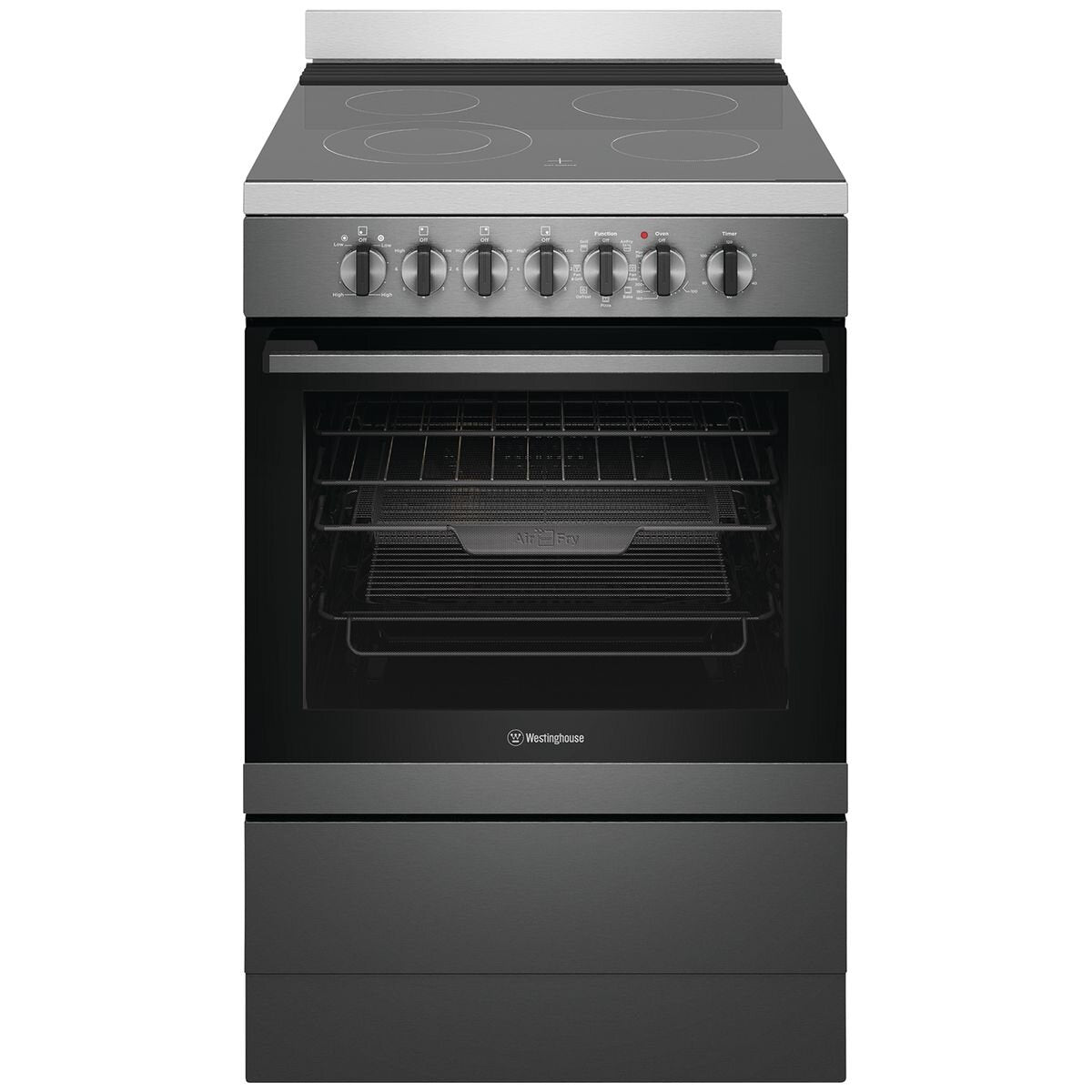 Westinghouse 60cm Electric Freestanding Oven - Dark Stainless Steel WFE646DSCB - Second Hand Appliances Geebung