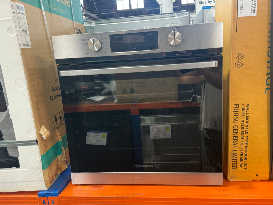 Westinghouse 60cm Multi-Function Oven with AirFry Stainless Steel WVE6516SD - Second Hand Appliances Geebung