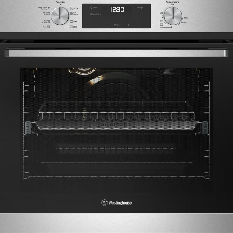 Westinghouse 60cm Multi-Function Oven with AirFry Stainless Steel WVE6516SD - Second Hand Appliances Geebung