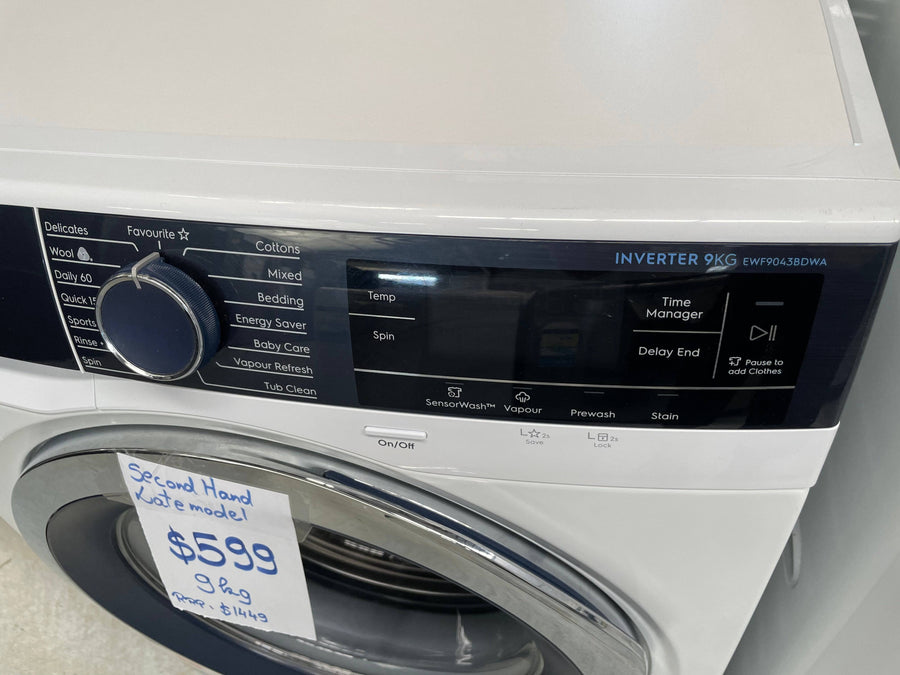 Second hand Electrolux 9kg Front Load Washing Machine EWF9043BDWA - Second Hand Appliances Geebung