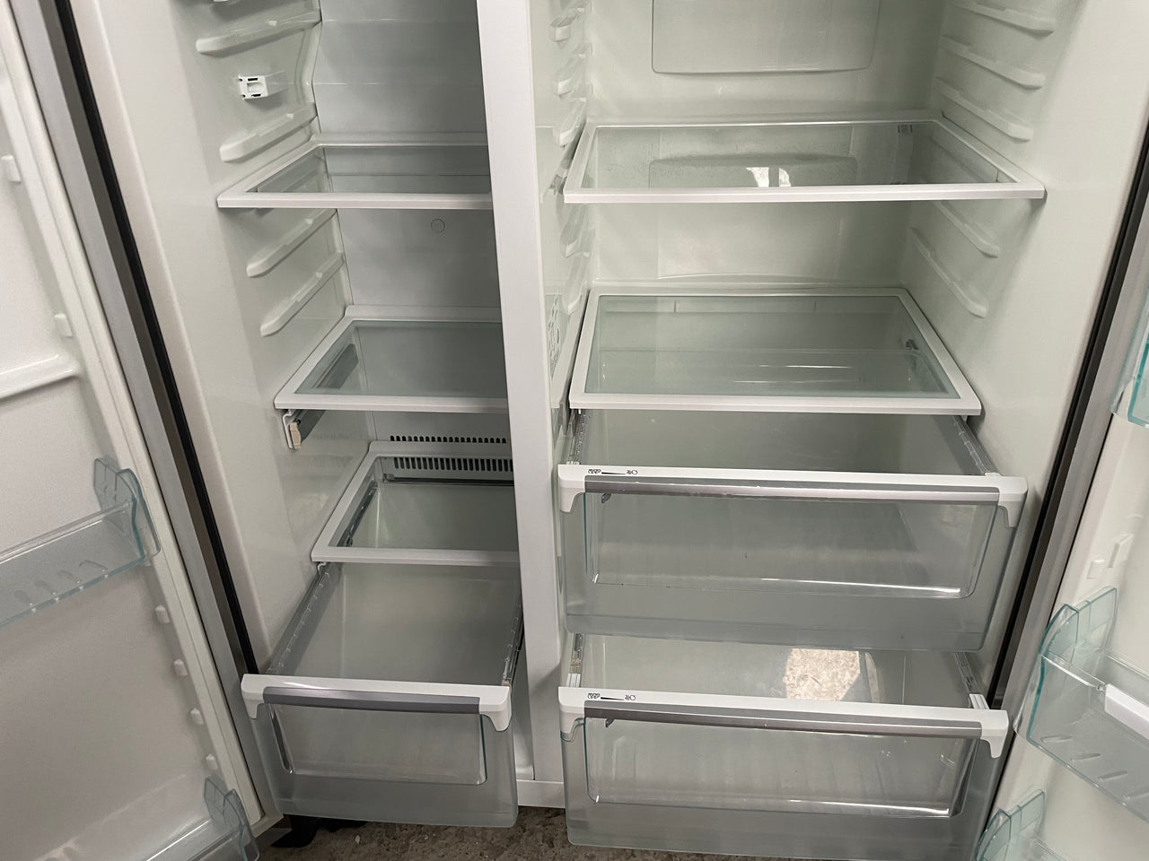 Second hand 700L Westinghouse Side By Side Fridge WSE7000SA - Second Hand Appliances Geebung