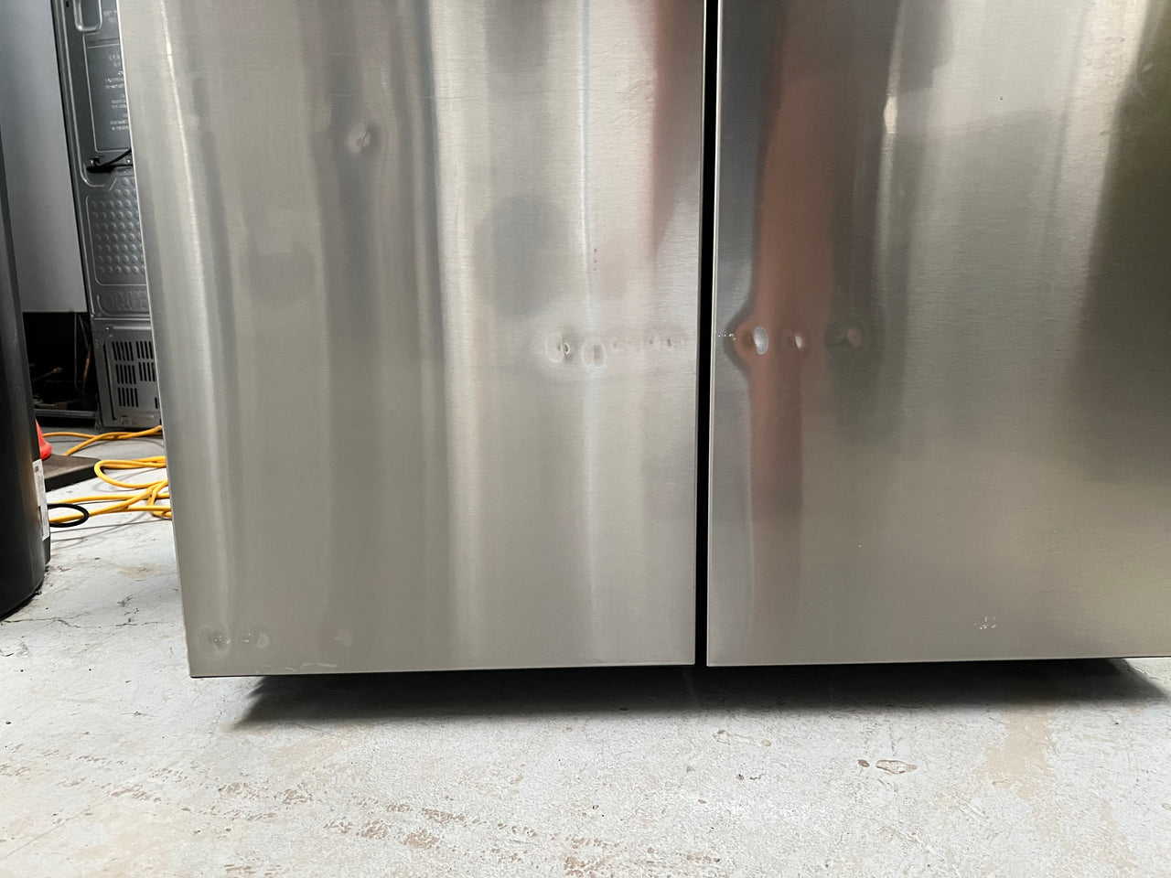 Transportation damaged Samsung 649L French Door Fridge SRF7300SA - Second Hand Appliances Geebung