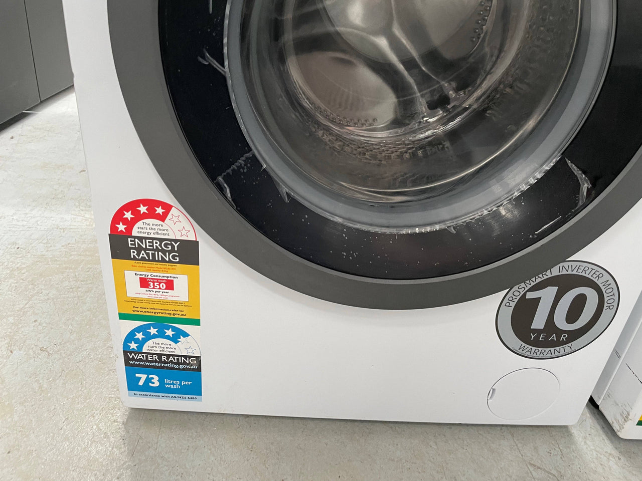 Transportation damaged Beko 8.5kg Front Load Washing Machine BFL8510W