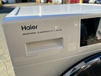 Thumbnail for Factory second Haier HWD8040BW1 8kg/4kg Front Load Washer & Dryer Combo - Second Hand Appliances Geebung