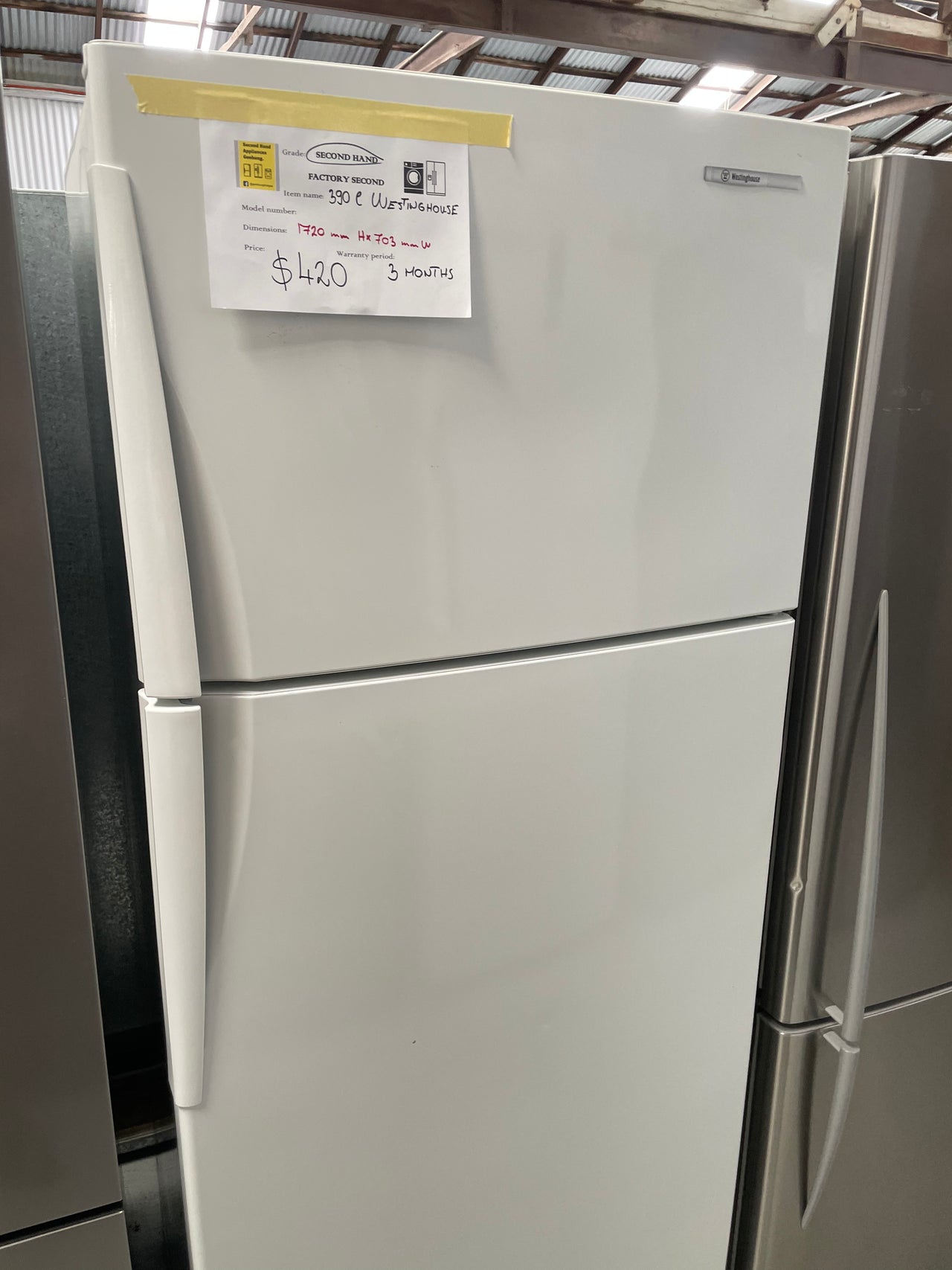 Pre owned deals fridge freezer