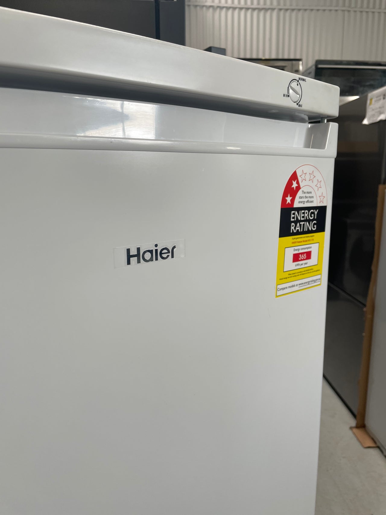 Factory second Haier 168L Upright Freezer HFZ-175 - Second Hand Appliances Geebung