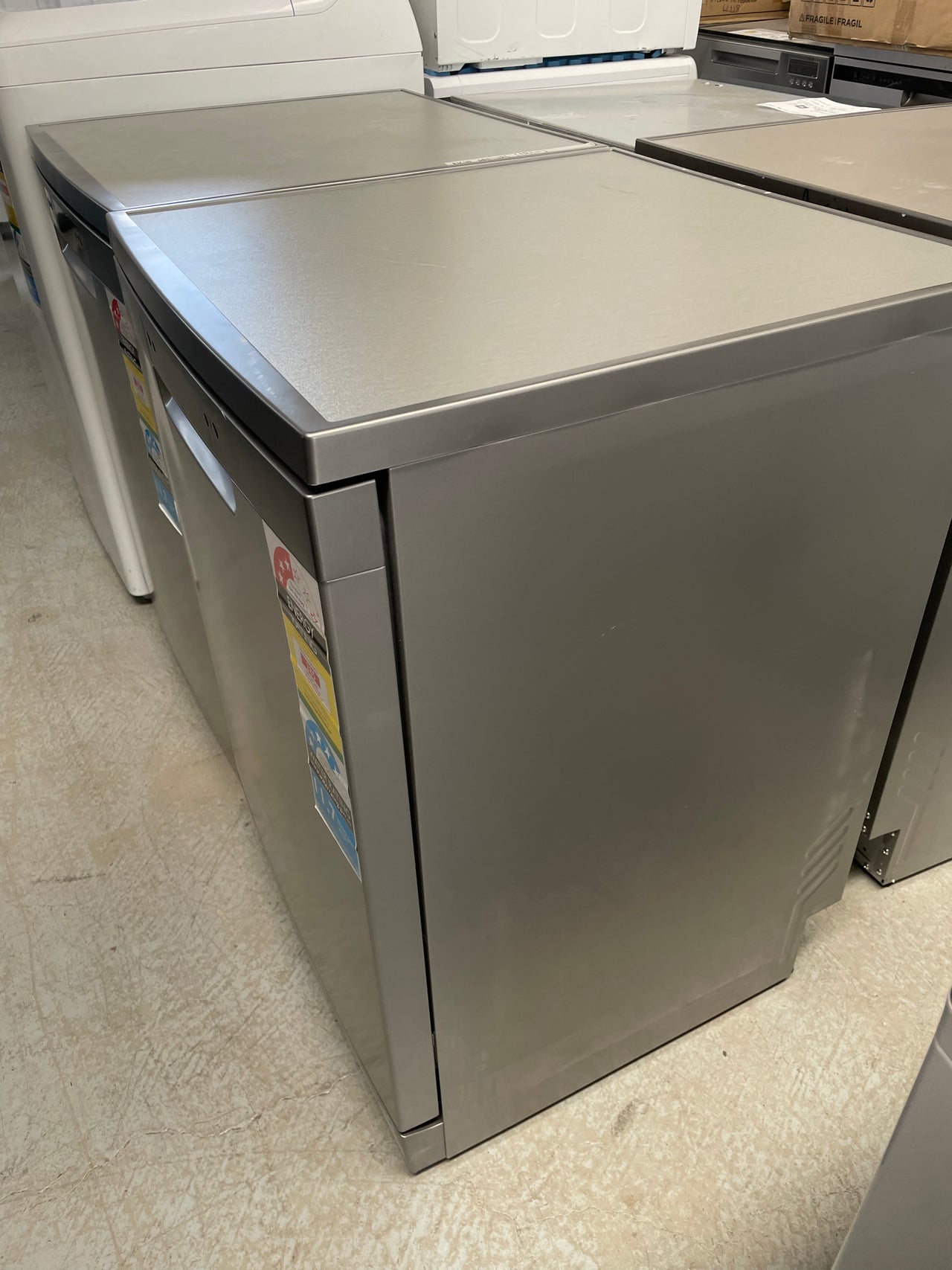 Factory Second Haier Stainless Steel Freestanding Dishwasher HDW13V1S1 - Second Hand Appliances Geebung