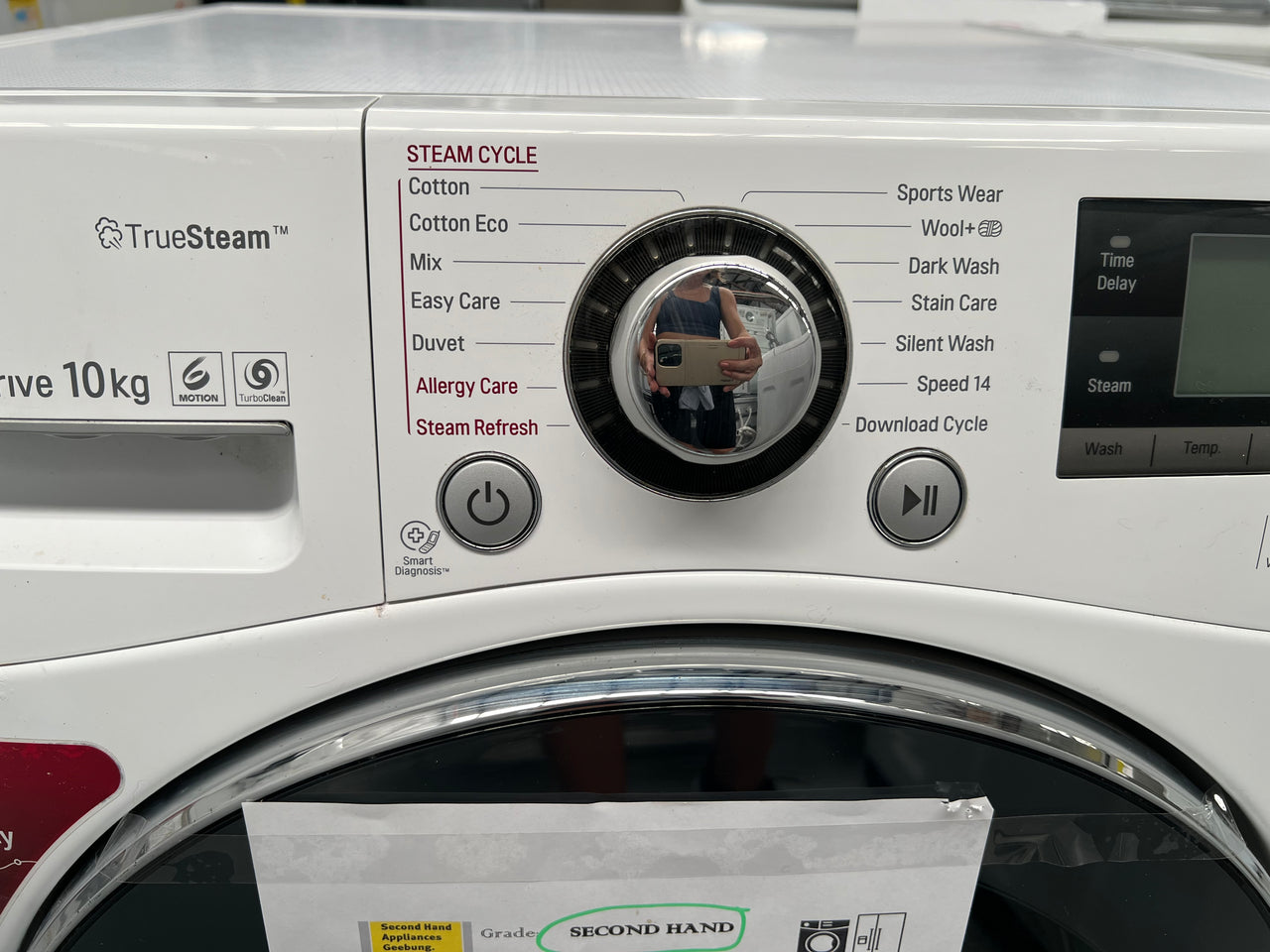 Second hand 10kg LG Front Loader WD1410SBW - Second Hand Appliances Geebung