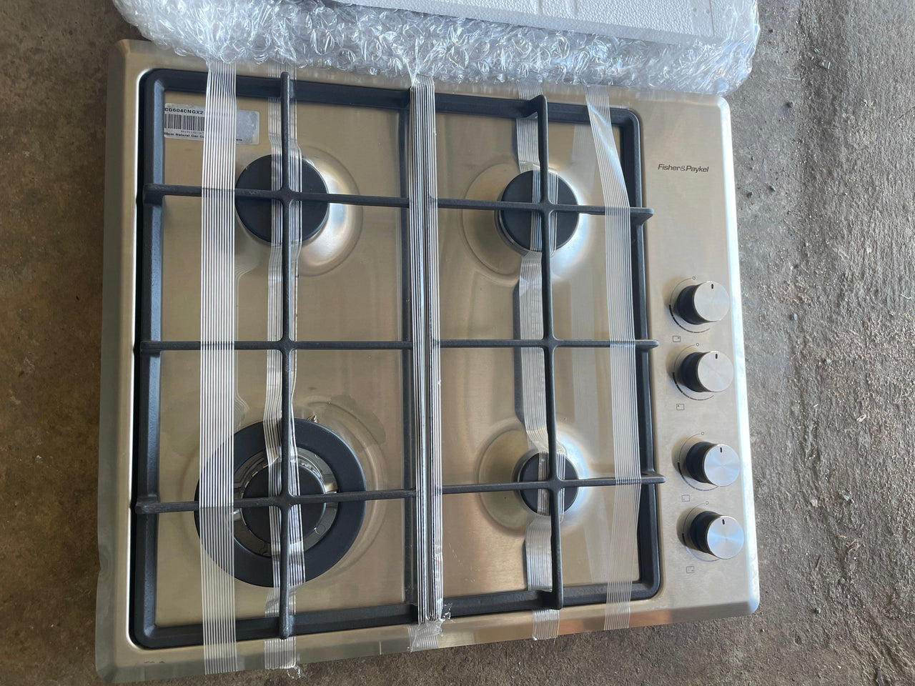 Factory second Fisher & Paykel 60cm Natural Gas Cooktop CG604CNGX2 - Second Hand Appliances Geebung
