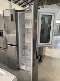 Thumbnail for LG 680l Side by Side Fridge with InstaView Door-In-Door® in Stainless Finish GS-VB680PL - Second Hand Appliances Geebung