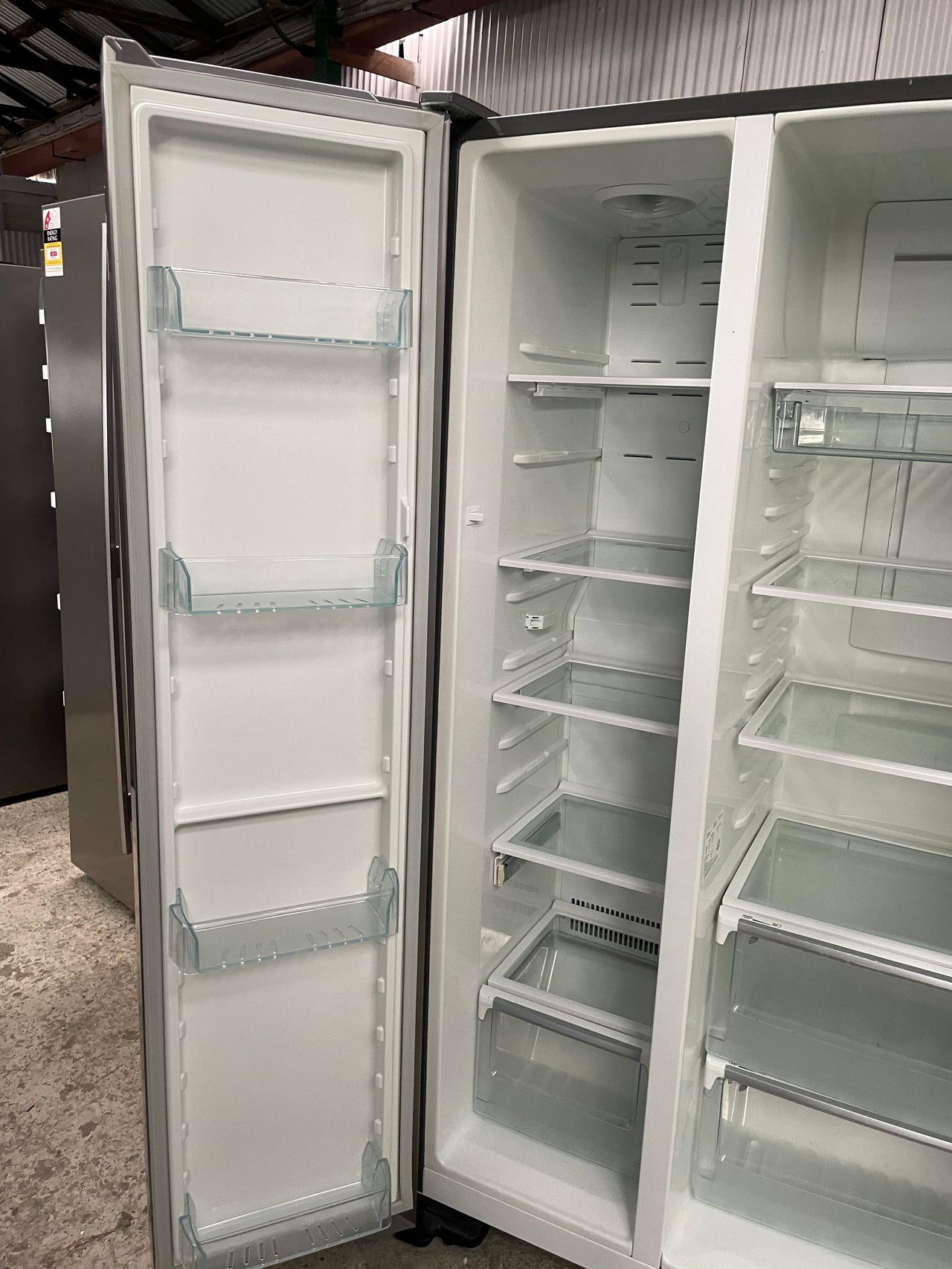 Second hand 700L Westinghouse Side By Side Fridge WSE7000SA - Second Hand Appliances Geebung