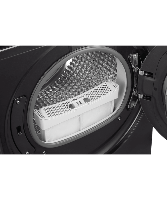 Factory second Haier 9kg Heat Pump Dryer Refresh with Steam- Black HDHP90ANB1 - Second Hand Appliances Geebung