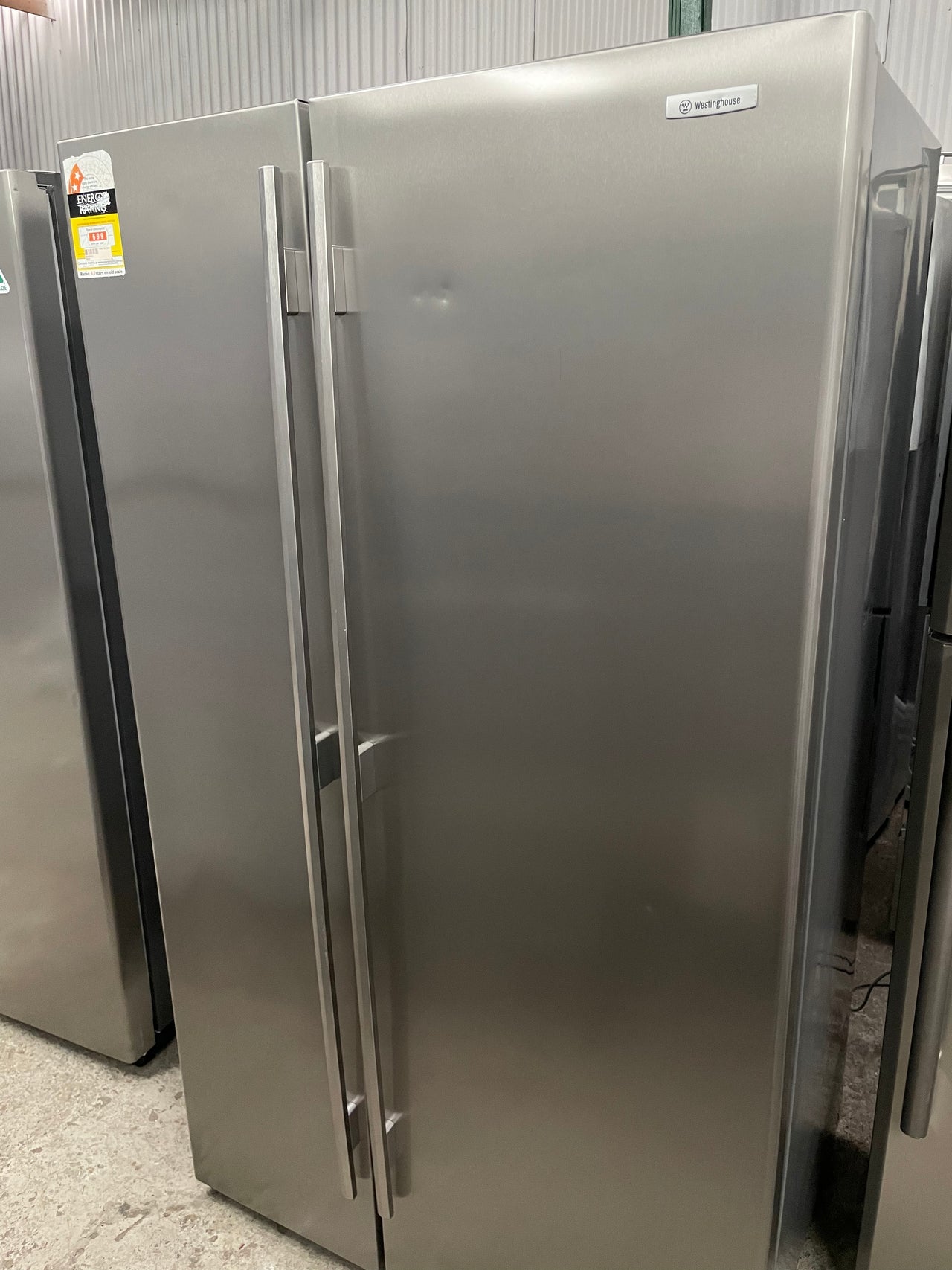 Second hand 700L Westinghouse Side By Side Fridge WSE7000SA - Second Hand Appliances Geebung