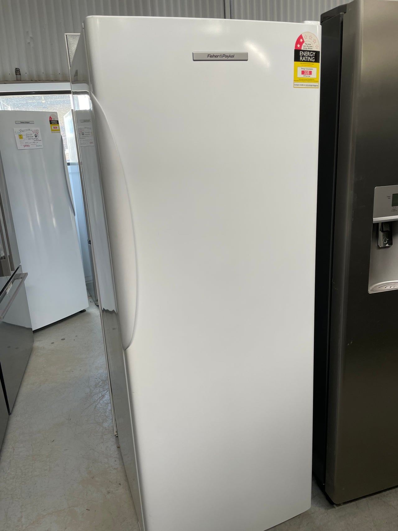 Second hand 451l Fisher&Paykel Upright Fridge E450R - Second Hand Appliances Geebung