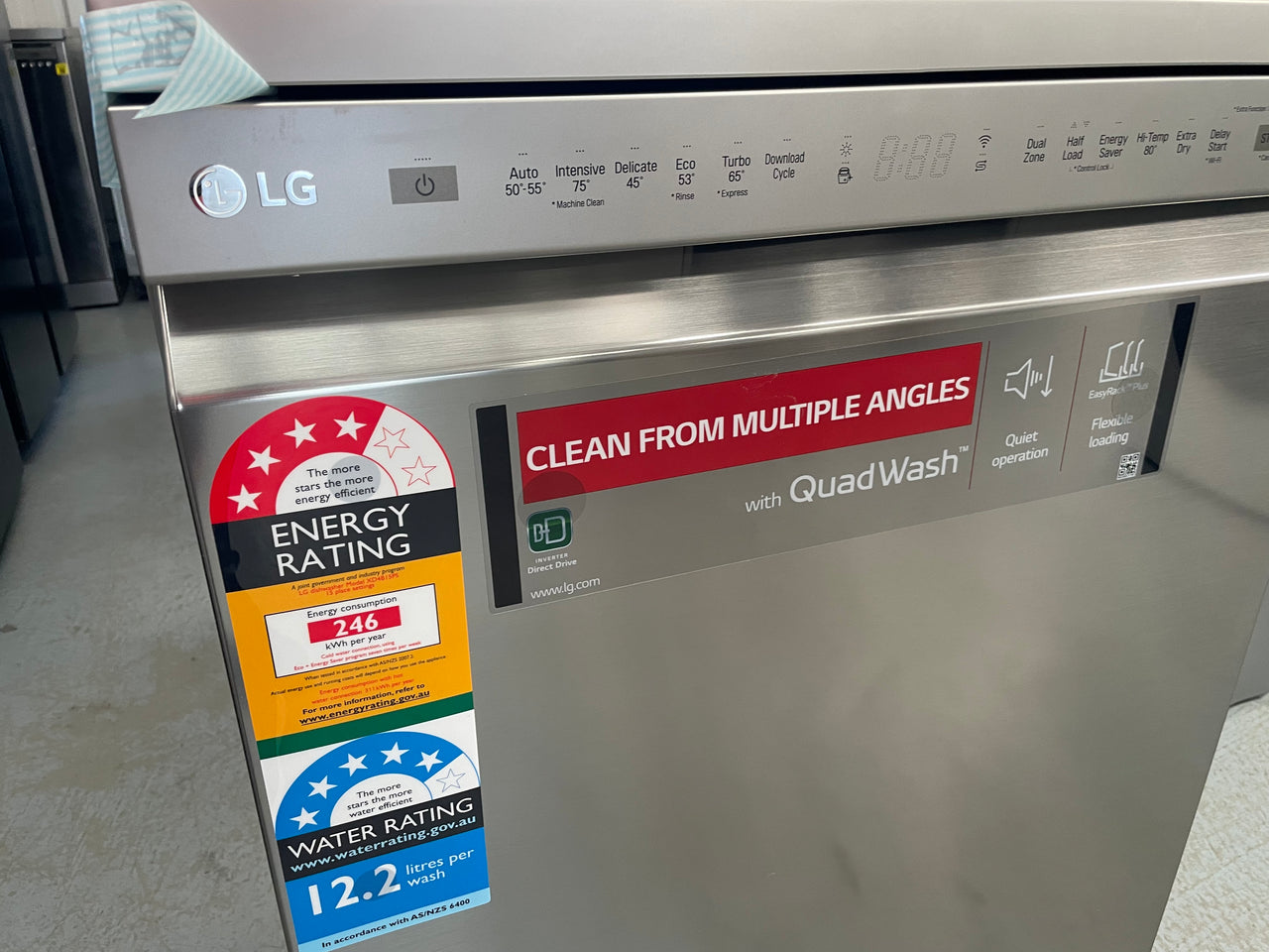 LG 60CM FREESTANDING DISHWASHER STAINLESS STEEL Second Hand