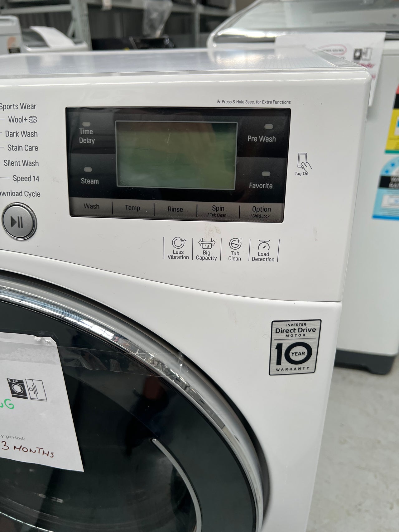 Second hand 10kg LG Front Loader WD1410SBW - Second Hand Appliances Geebung
