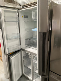 Thumbnail for Factory second Haier 519L Quad Door Frost Free Fridge with Water Dispenser Satina HRF565YHS - Second Hand Appliances Geebung