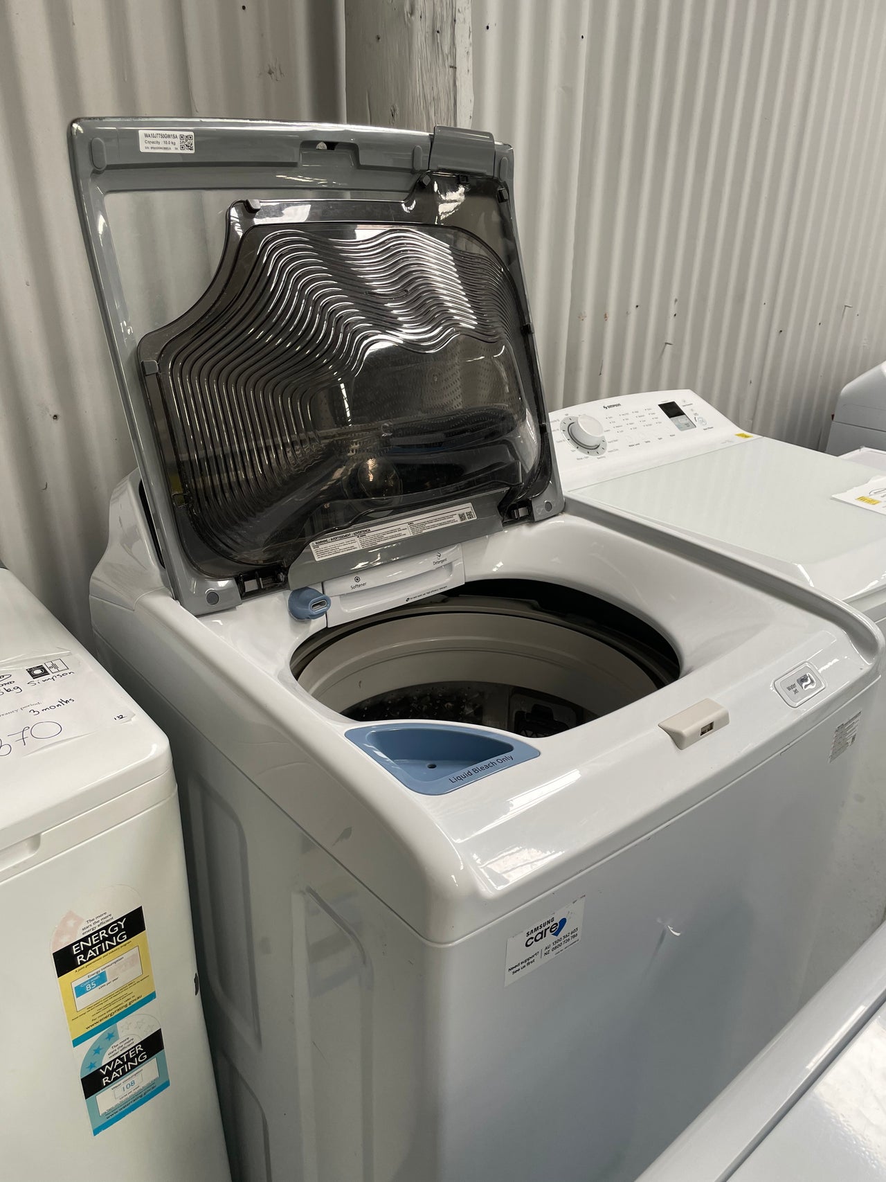 Second hand 10kg Active DualWash Top Loader WA10JJ7750GW - Second Hand Appliances Geebung