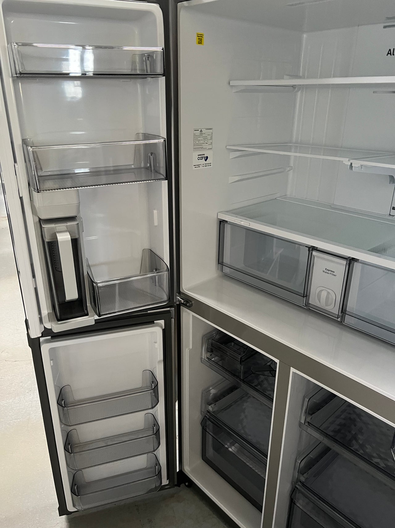 Transportation damaged Samsung 649L French Door Fridge SRF7300SA - Second Hand Appliances Geebung