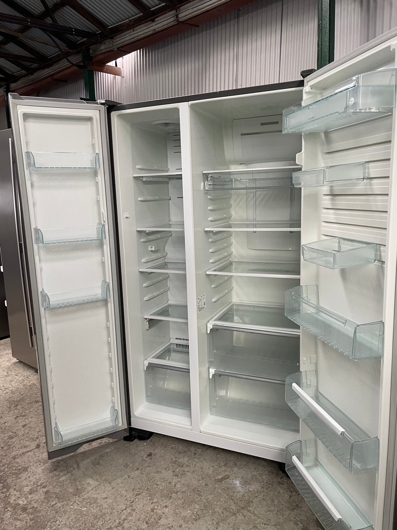 Second hand 700L Westinghouse Side By Side Fridge WSE7000SA - Second Hand Appliances Geebung