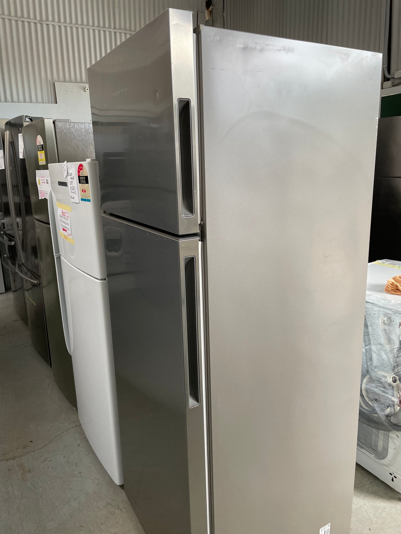 Second hand Fisher & Paykel 411L ActiveSmart Top Mount Fridge RF411TLPX6 - Second Hand Appliances Geebung