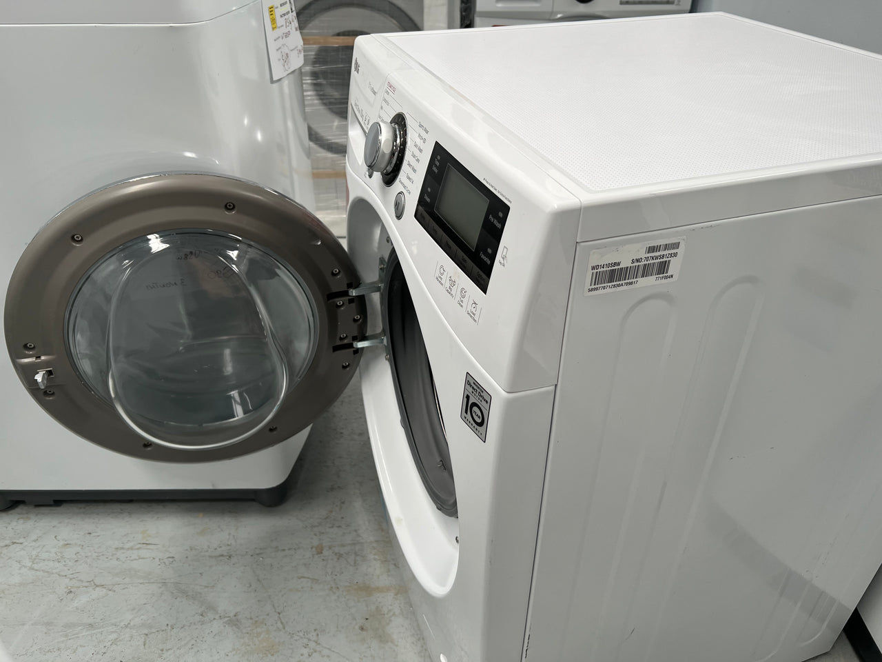 Second hand 10kg LG Front Loader WD1410SBW - Second Hand Appliances Geebung