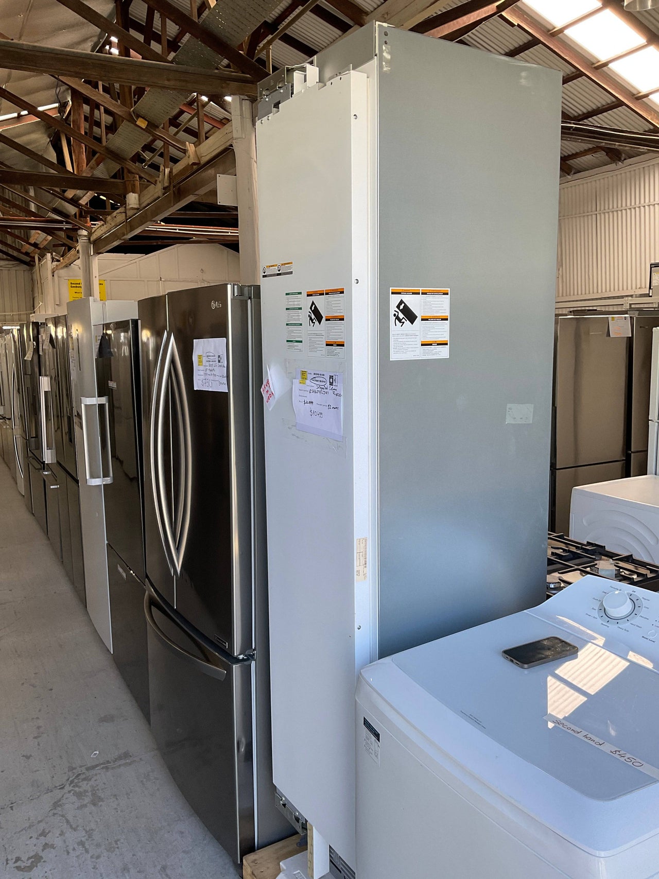 FACTORY SECOND FISHER & PAYKEL RS4621FLJK1 220L INTEGRATED COLUMN FREEZER - Second Hand Appliances Geebung