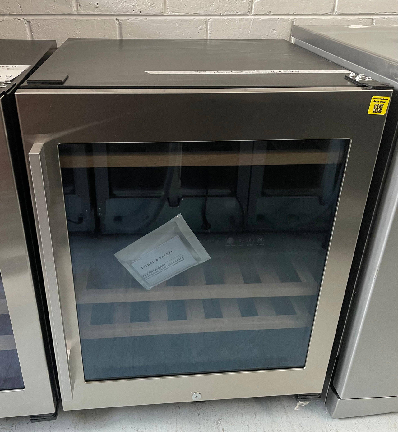 Factory second Fisher & Paykel 32 Bottle Dual Zone Wine Cabinet RS60RDWX1 - Second Hand Appliances Geebung