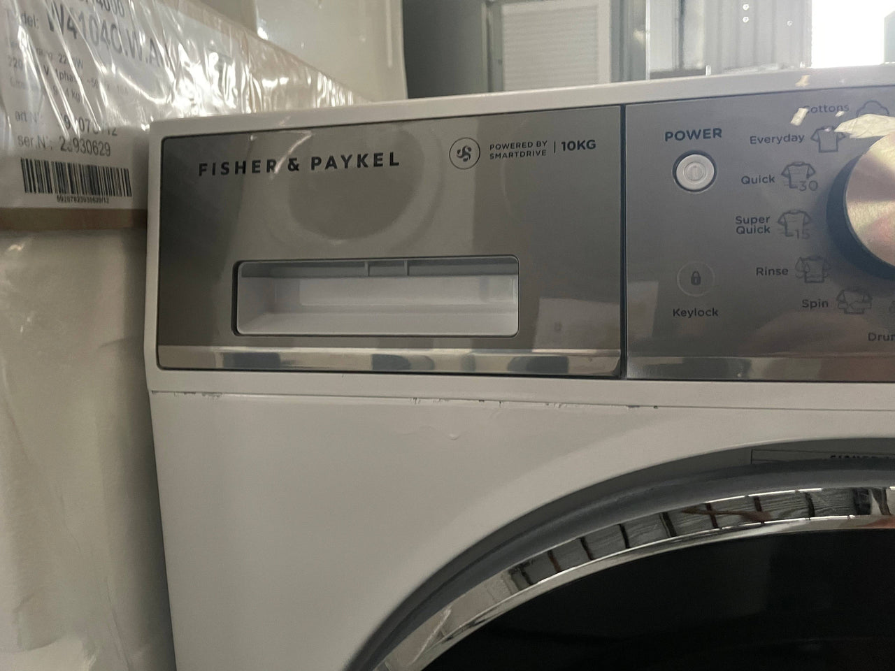 Factory second Fisher & Paykel 10kg Front Load Washing Machine WH1060P1 - Second Hand Appliances Geebung