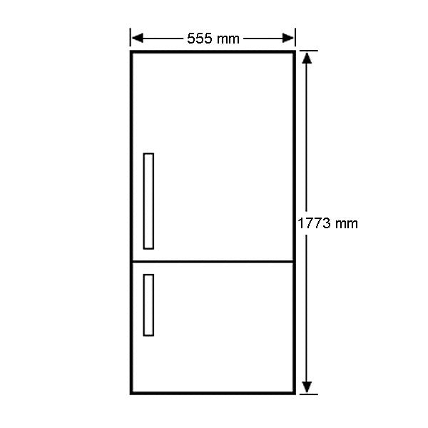 Factory second Fisher & Paykel 236L Integrated Bottom Mount Fridge RB60V18 - Second Hand Appliances Geebung