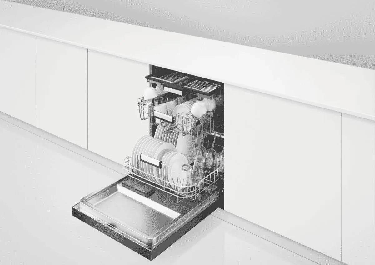 Factory second Fisher&Paykel 60cm under bench dishwasher DW60UZ6B - Second Hand Appliances Geebung