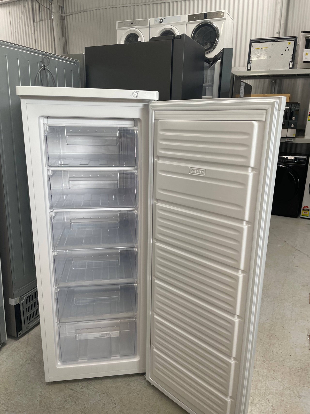 Factory second Haier 168L Upright Freezer HFZ-175 - Second Hand Appliances Geebung