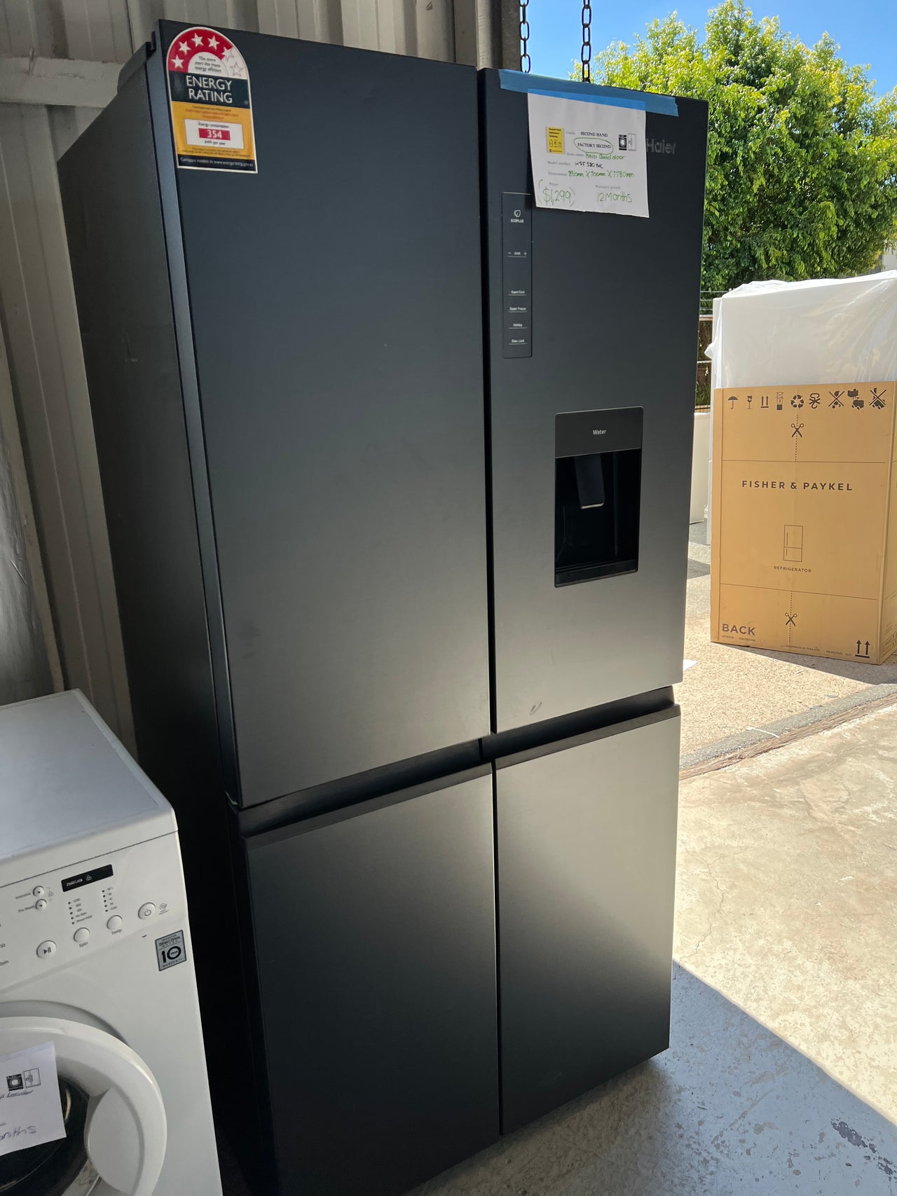 Factory second Haier 508L Quad Door HRF508YHC - Second Hand Appliances Geebung