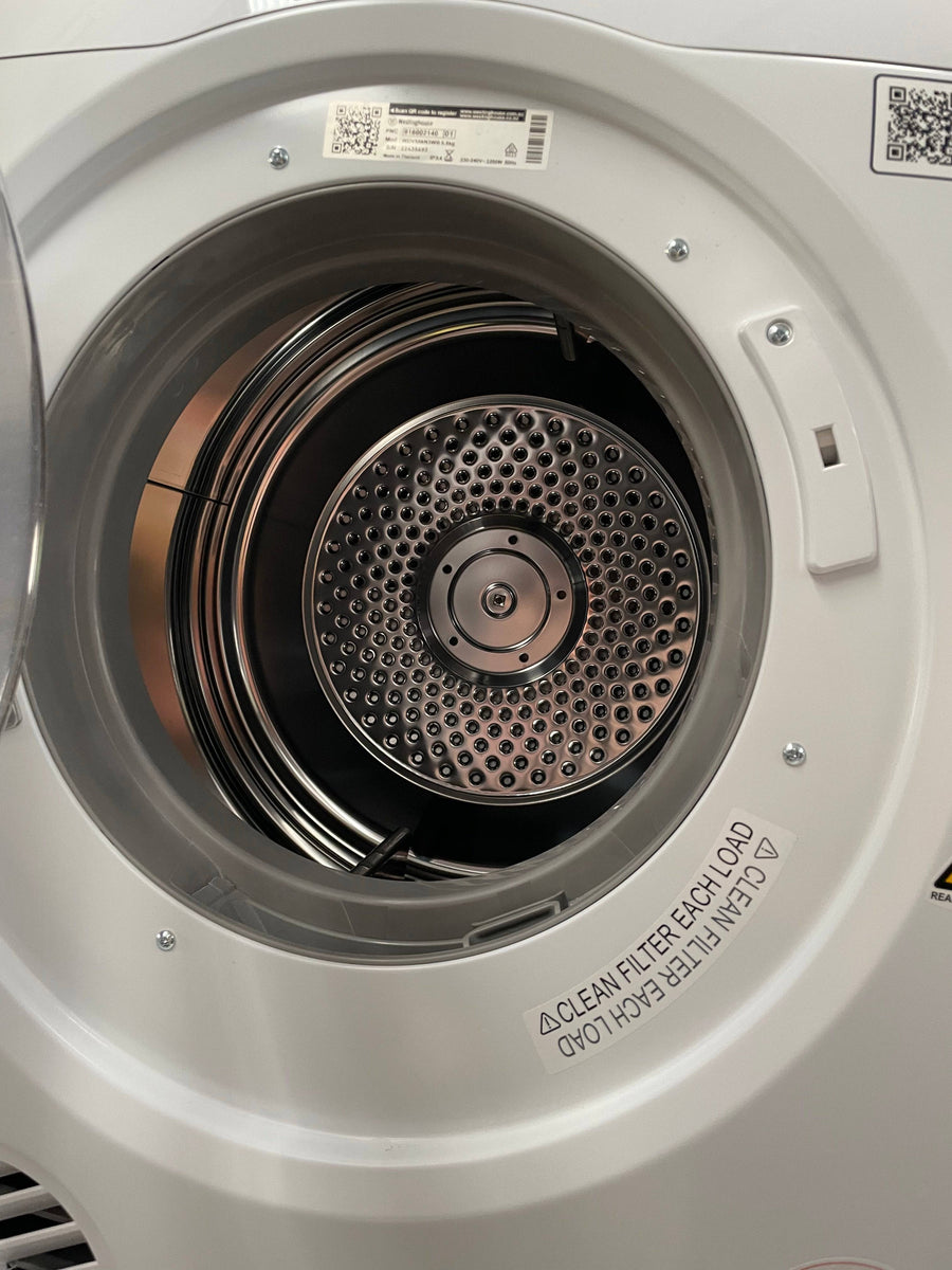 Transportation damaged Westinghouse 5.5kg Vented Dryer WDV556N3WB - Second Hand Appliances Geebung