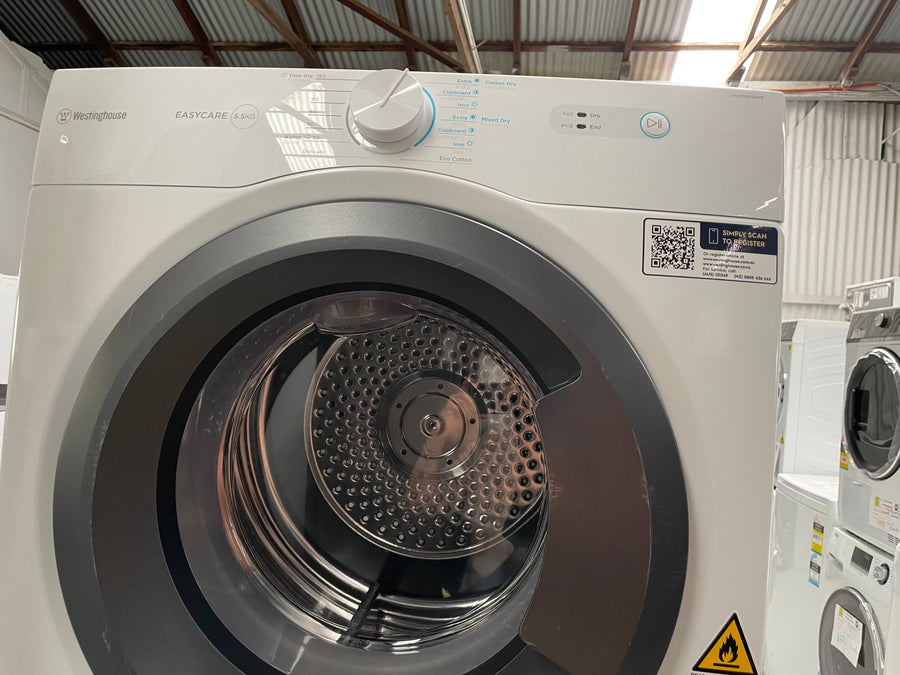 Transportation damaged Westinghouse 5.5kg Vented Dryer WDV556N3WB - Second Hand Appliances Geebung