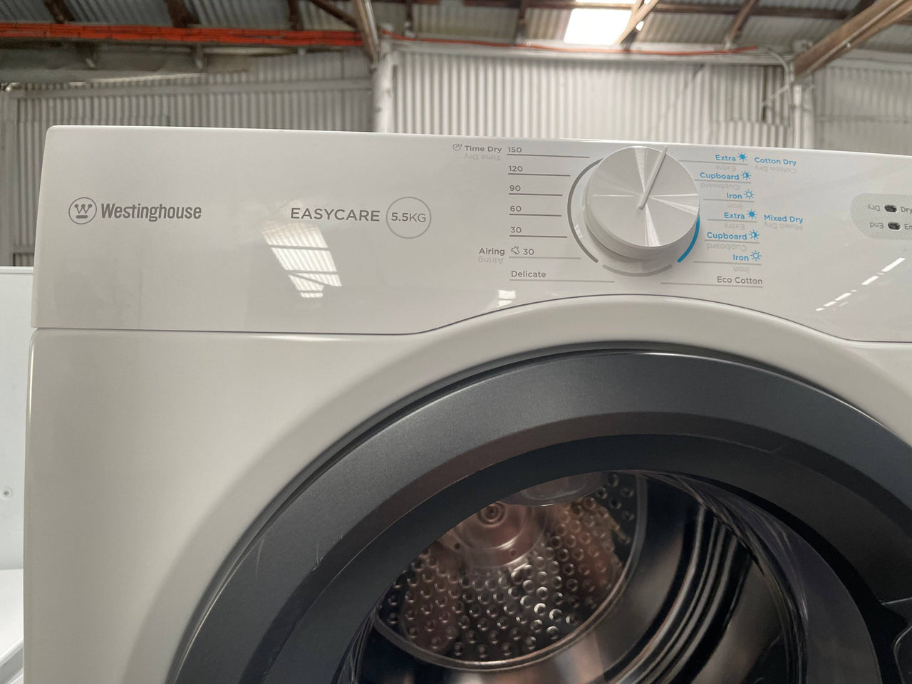 Transportation damaged Westinghouse 5.5kg Vented Dryer WDV556N3WB - Second Hand Appliances Geebung