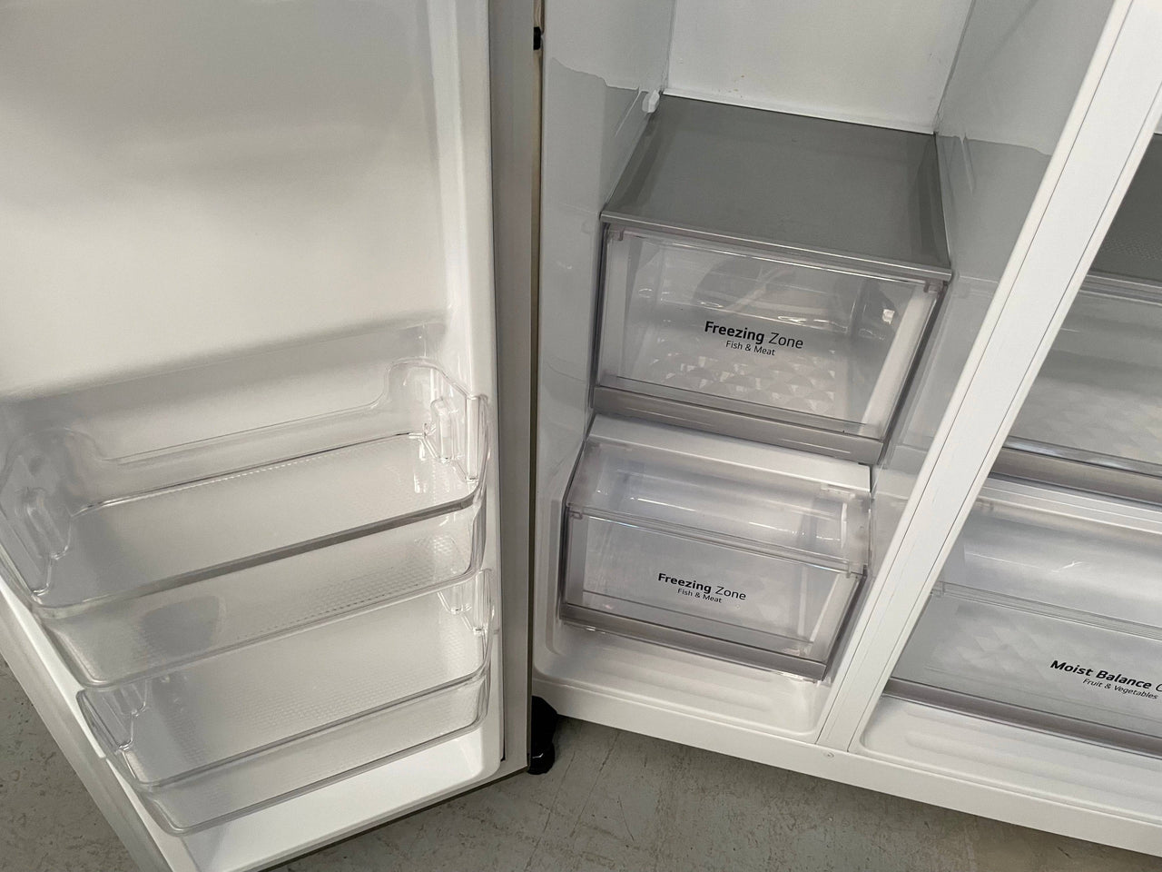 LG 680l Side by Side Fridge with InstaView Door-In-Door® in Stainless Finish GS-VB680PL - Second Hand Appliances Geebung