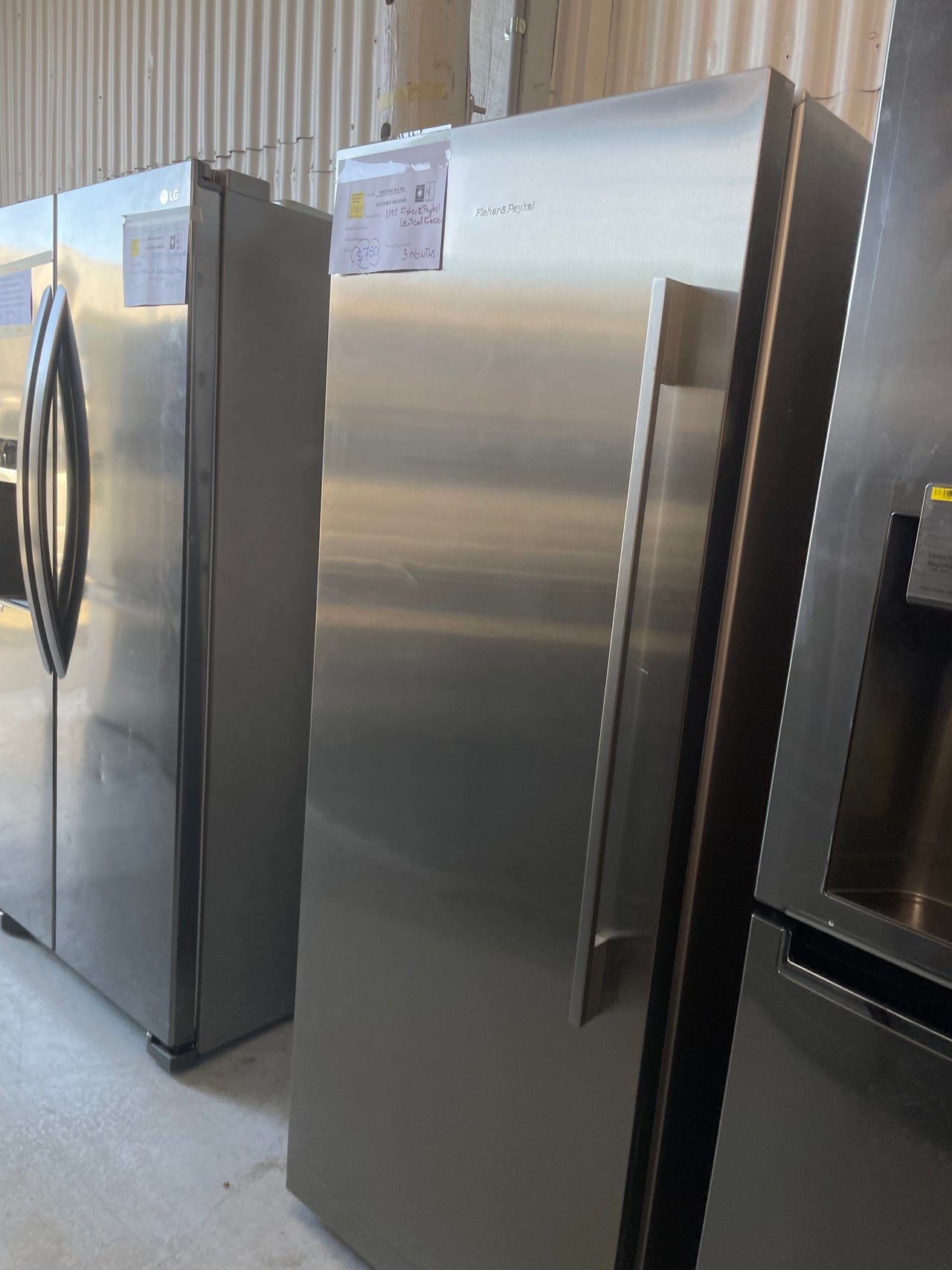 Second hand 389l Fisher & Paykel E388LXFD 389L Upright Freezer - Second Hand Appliances Geebung