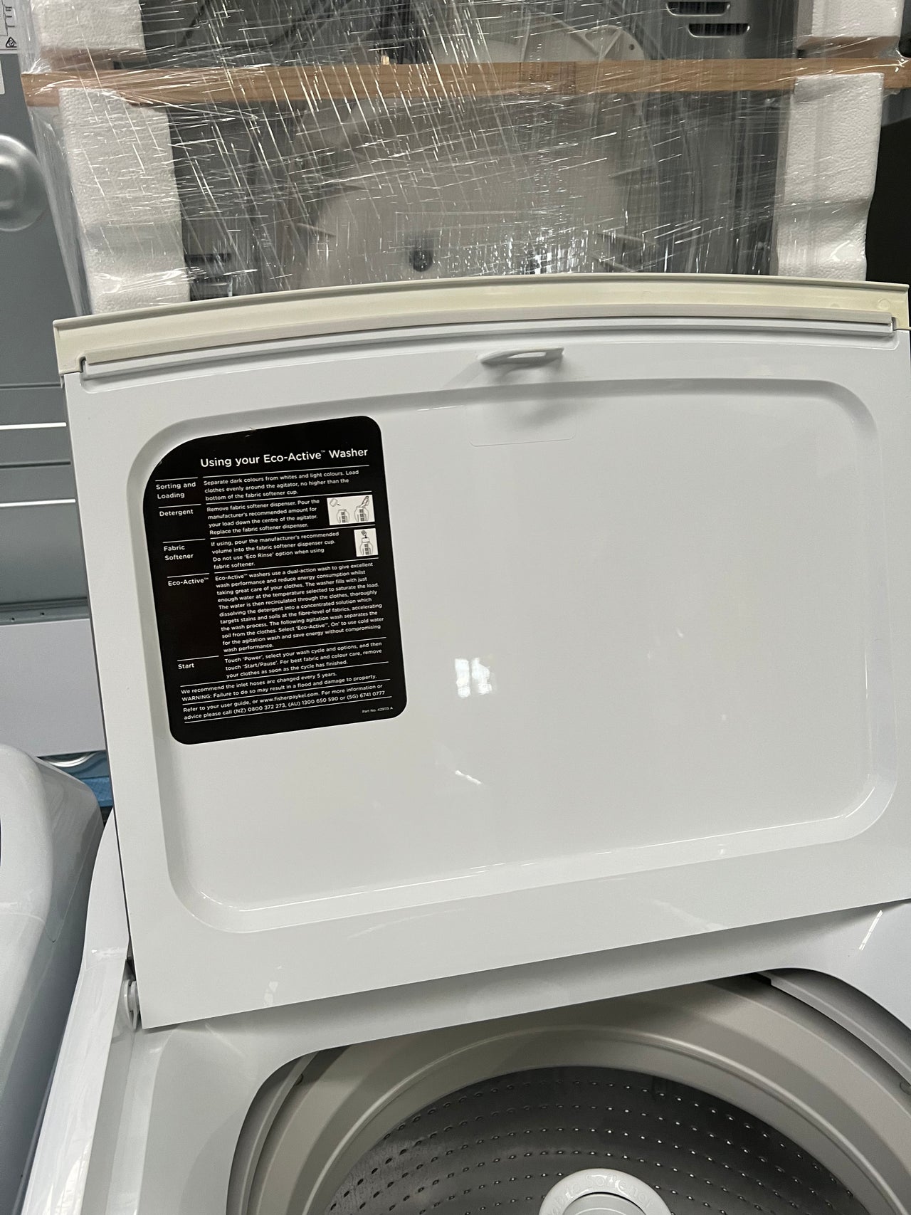 Second hand Fisher&Paykel 8.5kg Top Load Washer WA8560P1 - Second Hand Appliances Geebung