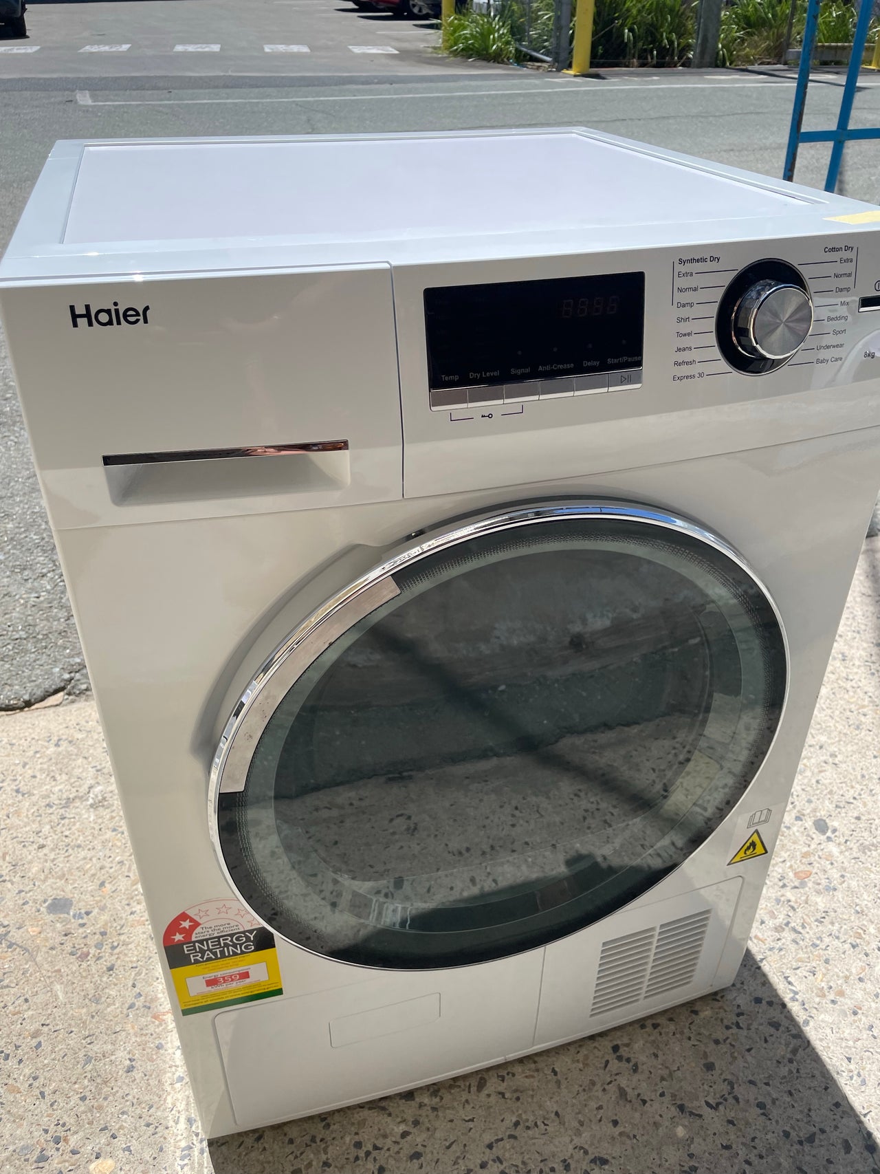 Second hand Haier 8kg Condenser Dryer HDC80E1 - Second Hand Appliances Geebung
