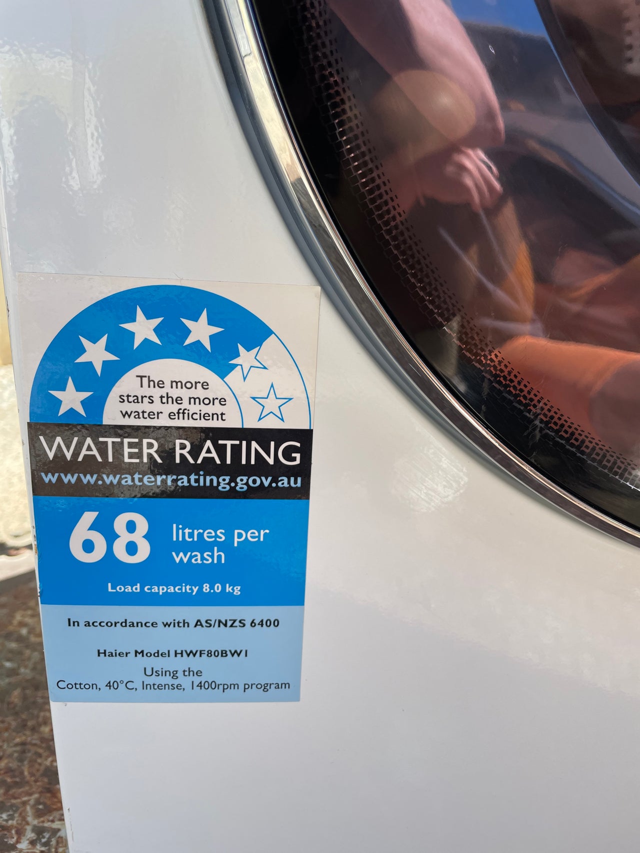 Second hand Haier HWF80BW1 8kg Front Load Washing Machine - Second Hand Appliances Geebung