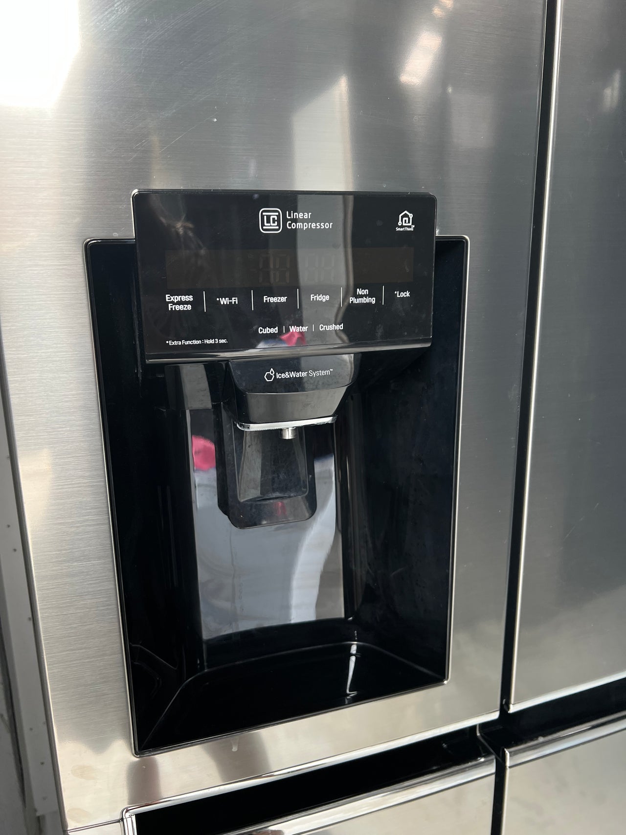 Second hand LG 668L Side by Side Fridge Non Plumbed GS-L668PNL - Second Hand Appliances Geebung