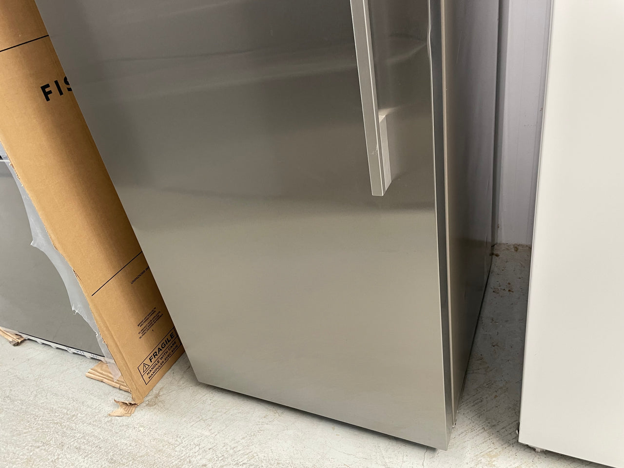 Factory second Fisher & Paykel E388LXFD1 389L Upright Freezer - Second Hand Appliances Geebung